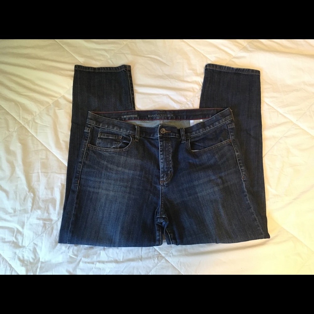 Banana Republic slim boyfriend jeans - Picture 2 of 8